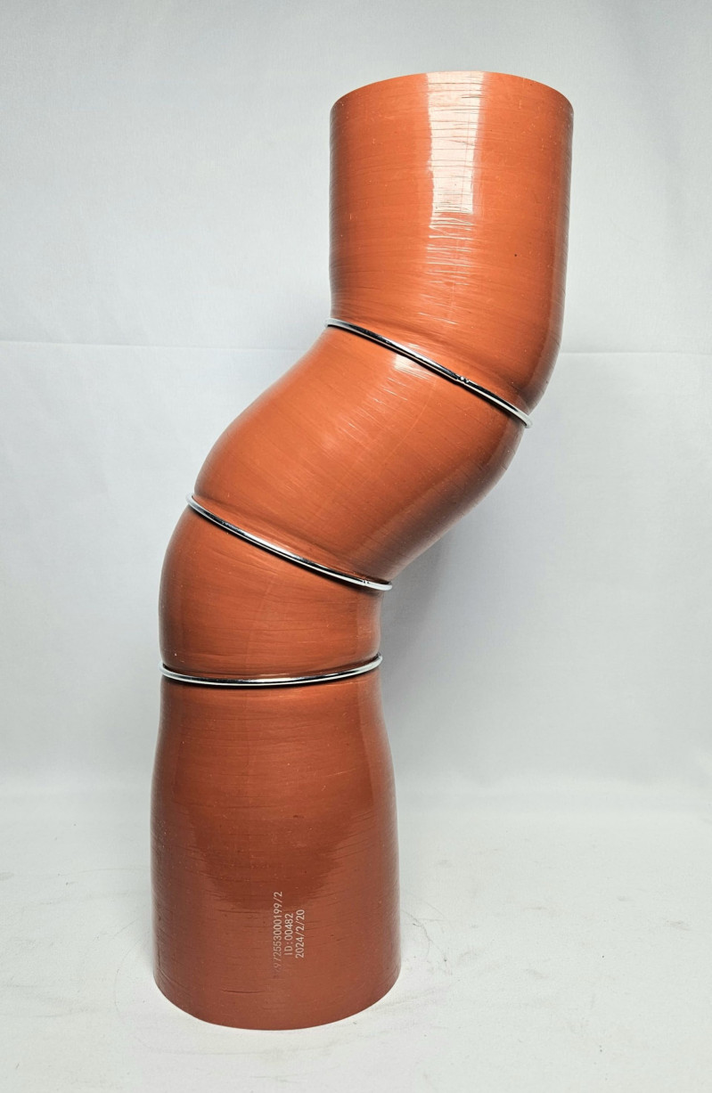 Патрубок интеркуллера впускной MC11,440-500 TX/ Sitrak C7H HOWO YZ972553000199 OEM — 1