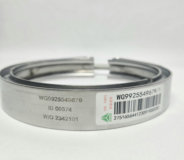 Хомут выхлопной трубы от гороного тормоза Sitrak CHINA WG9925549679 Sinotruk — 2