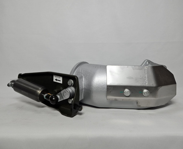 Тормоз горный в сборе с трубой (угловой) MC13 Sitrak CHINA 202V15201-6227 Sinotruk — 2