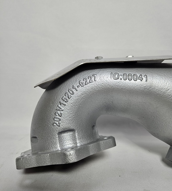 Тормоз горный в сборе с трубой (угловой) MC13 Sitrak CHINA 202V15201-6227 Sinotruk — 3