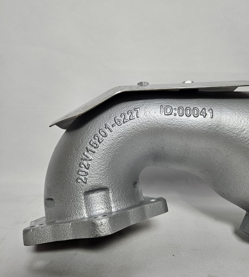 Тормоз горный в сборе с трубой (угловой) MC13 Sitrak CHINA 202V15201-6227 Sinotruk — 3