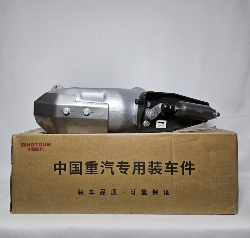 Тормоз горный в сборе с трубой (угловой) MC13 Sitrak CHINA 202V15201-6227 Sinotruk — 4